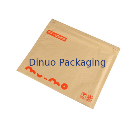 Custom Printed 4"x8" Kraft Bubble Mailers Courier Size 000 Padded Envelopes
