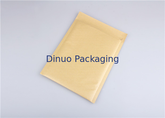 Lightweight Oil Resistant Brown 6x10  Kraft Bubble Mailers opp film outside easy to tear