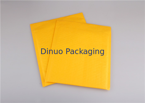 Eco Friendly Kraft Shipping Envelopes With Bubble Wrap Inside Custom Size