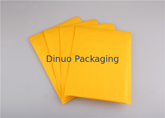 Eco Friendly Kraft Shipping Envelopes With Bubble Wrap Inside Custom Size