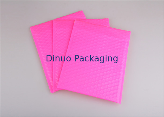 Poly Pink Bubble Mailers Bags , Colorful Bubble Mailing Envelopes For Packaging