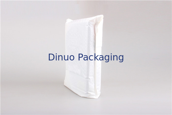 White Padded Bubble Poly Mailer Envelopes For Online Shopping / Express Delivery
