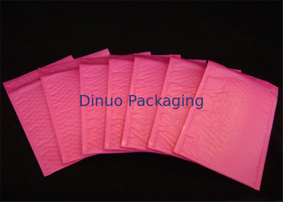 Multifunctional Poly Bubble Mailers Red Color 7.25"X12" #1 Size Biodegradable