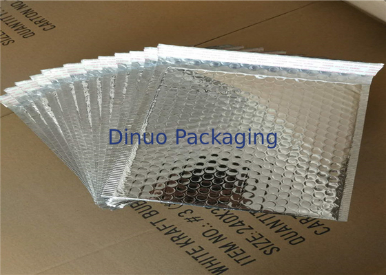 Lightweight Shipping Metallic Bubble Mailers , Coloured Bubble Wrap Envelopes