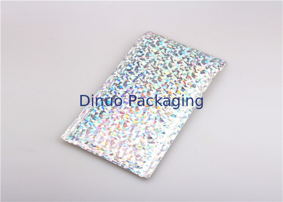 Shiny Holographic Bubble Envelopes , Express Packing Holographic Poly Mailers
