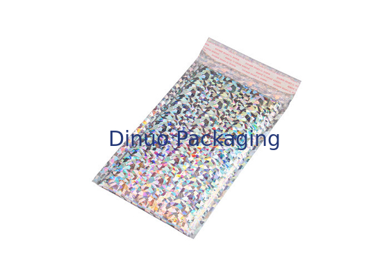 Luxury Holographic Mailing Bags , #000 / 4x8 Shiny Color Padded Packing Envelopes