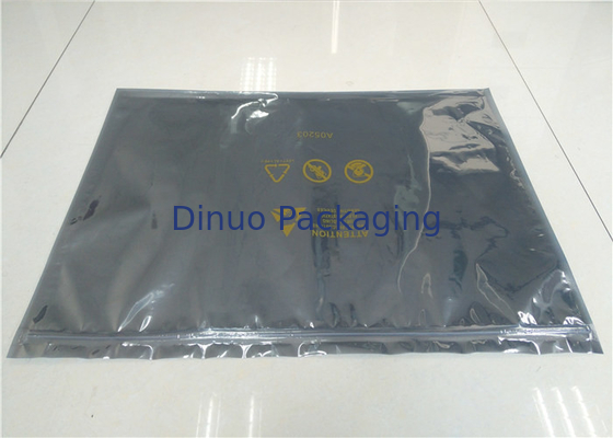 Customized Logo Ziplock ESD Shielding Bags Static Proof For PCB / IC Packaging