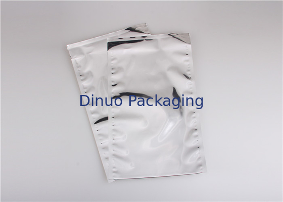 Silver Aluminum Foil Envelopes / Aluminum Heat Seal Bags For Hardware Packing