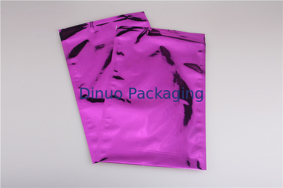 Purple Colored Aluminum Foil Vacuum Sealer Bags , Aluminum Foil Envelopes