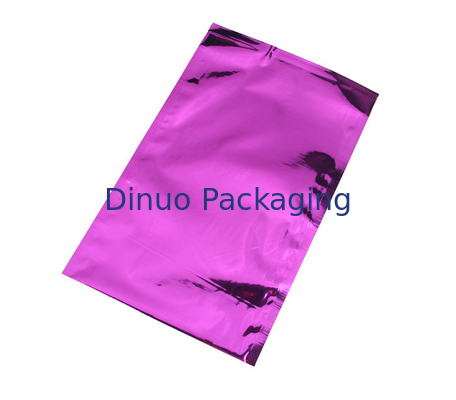 Purple Colored Aluminum Foil Vacuum Sealer Bags , Aluminum Foil Envelopes