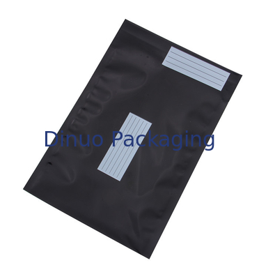 Black Lightweight Aluminum Foil Pouches , Aluminum Vacuum Seal Bags Anti Rub