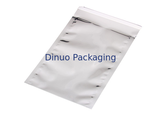 Silver Aluminum Foil Envelopes / Aluminum Heat Seal Bags For Hardware Packing