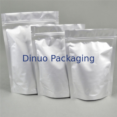 Moisture Proof Stand Up Aluminum Foil Bags With Zipper And Tear Notch Anti Static