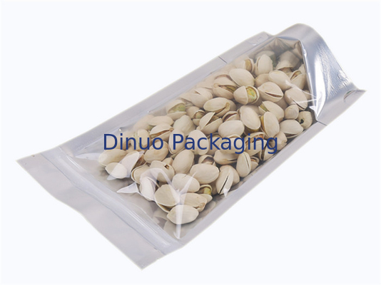 Custom Printed Aluminium Foil Pouches Silver Surface For Electronics Packaging