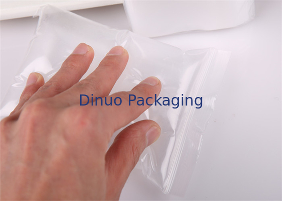 Leakproof Ziplock Clear PE Plastic Bags #100*160mm For Liquid Packaging