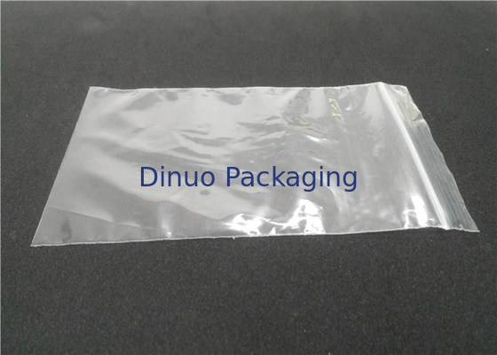 Resealable PE Plastic Bags With Ziplock Closure , Package Plastic Bags Waterproof