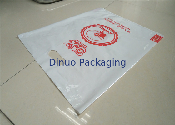 Plastic Shopping Bags With Handles , Custom Plastic Merchandise Bags