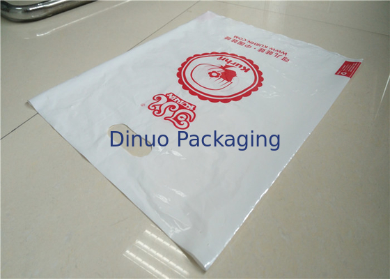 Plastic Shopping Bags With Handles , Custom Plastic Merchandise Bags