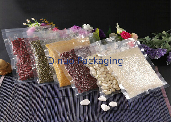 Small Vacuum Clear Plastic Bags With Easy To Tear Mouth Moisture Proof