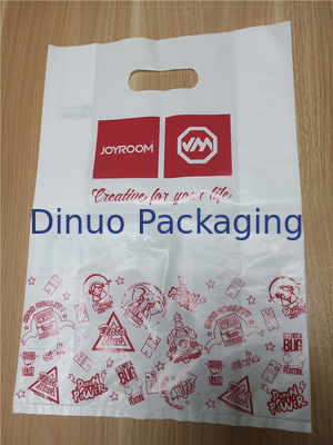 Biodegradable Custom Printed Packaging Bags Garment Shopping Bags 265x360mm
