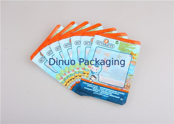 Multi Colored Custom Printed Packaging Bags 5"X10" #00 LDPE Material