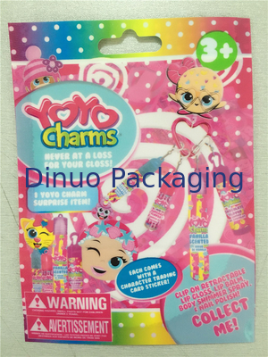 Multi Colored Custom Printed Packaging Bags 5"X10" #00 LDPE Material