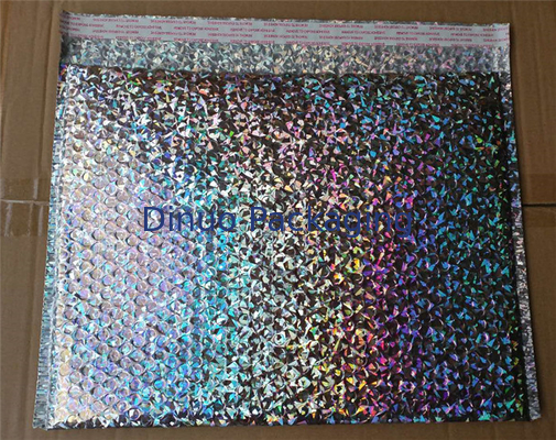 Strong Protection Holographic Bubble Mailers Decorative Shipping Envelopes