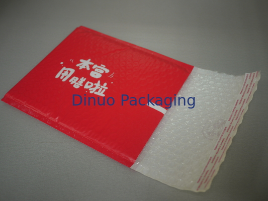 Red Bubble Lined Poly Mailers Padded Envelopes 10.5 X 16  #5 Puncture Resistance