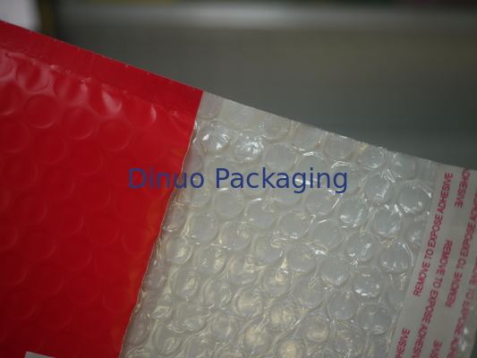 Red Bubble Lined Poly Mailers Padded Envelopes 10.5 X 16  #5 Puncture Resistance