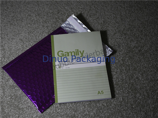 Express Packaging Metallic Bubble Mailing Envelopes Water Resistant Custom Logo