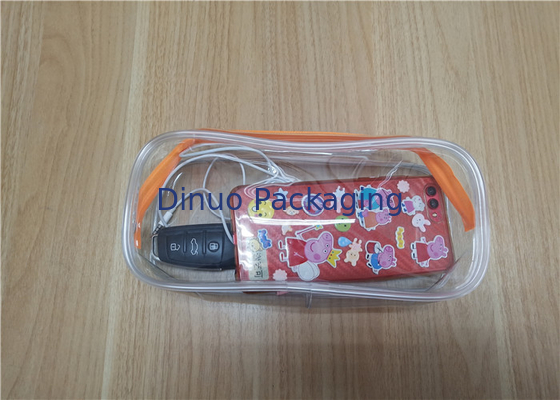 Promotional Reusable PVC Ziplock Plastic Bags For Packing The Daily Necessities