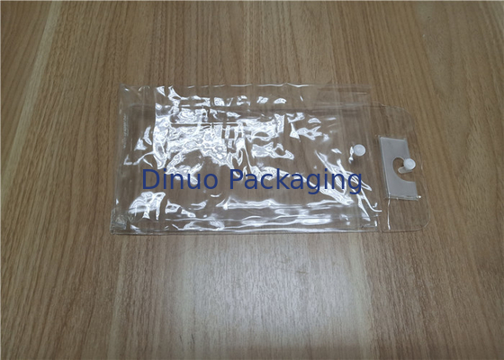 Soft PVC Packaging Bags Transparent Color , Towel Package Bags Eco friendly