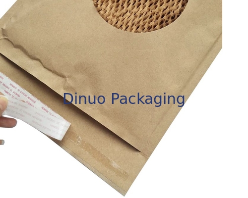 Cellular Shaped Kraft Corrugated Envelopes Padded Honeycomb Paper For Shipping
