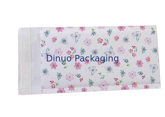 No Plastic White Corrugated Kraft Paper Padded Envelopes Eco Friendly