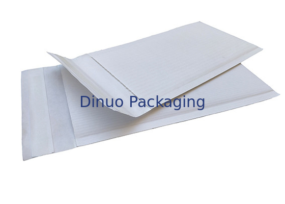 White Shockproof Kraft Corrugated Envelopes Environmentally Gravure Printing