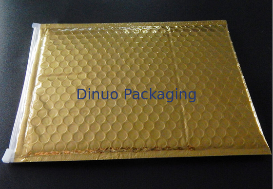Star Packaging Zipper Slide Matte Gold Bubble Bag Zipper plastic bag For Gifts