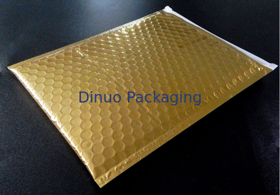 Star Packaging Zipper Slide Matte Gold Bubble Bag Zipper plastic bag For Gifts