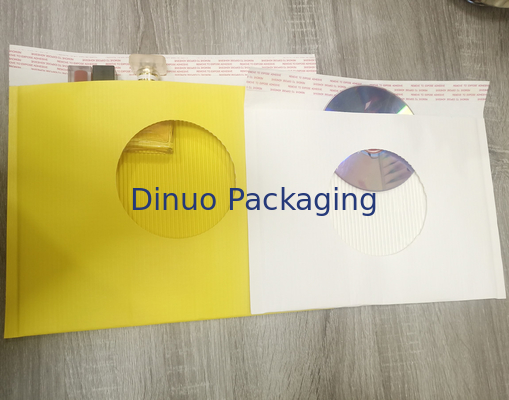 Yellow No Plastic Surface Paper Cushion Padded Envelope