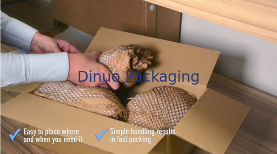 Anti Breaking Honeycomb Kraft Paper 250m 840m