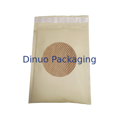 Plastic Free Biodegradable Paper Mailing Bags Honeycomb Cushion For Delivery