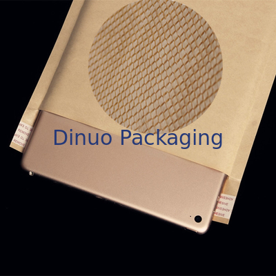 Fully Biodegradable And Compostable Kraft Corrugated Envelopes Lining Padded Honeycomb Paper