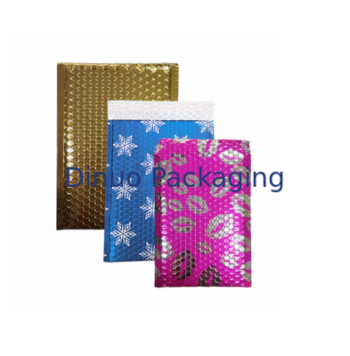 Holographic Bubble Foil Shipping Mailing Bags Metallic Padded Envelopes