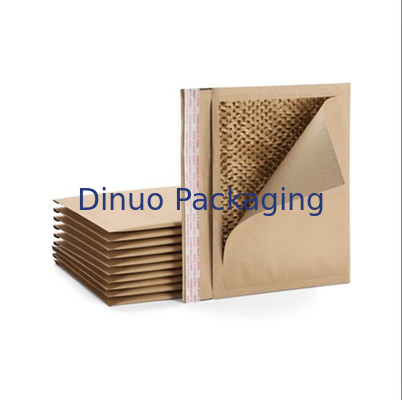 Cellular Shaped Kraft Corrugated Envelopes Padded Honeycomb Paper For Shipping