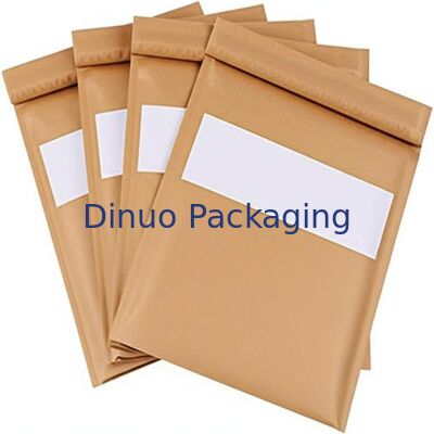 Customized Logo Kraft Cushion Bubble Mailers Express Padded Envelopes Offering Protection and Fast Shipping for Fragile Goods