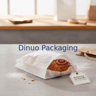 High Texture Glassine Paper Bag without Side Gusset Versatile Packaging Solution for Food Retail Bakery and Confectionery