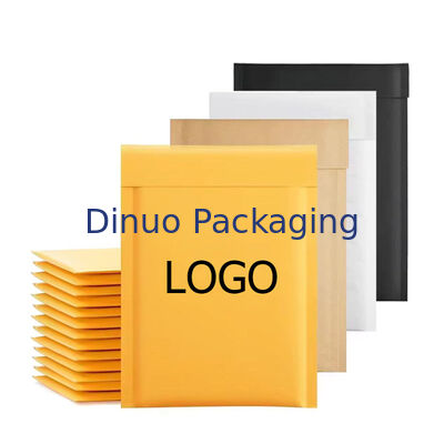 Various Sizes Kraft Cushion Bubble Mailers Featuring Inner Materials Low Density Polyethylene Protective Packaging Envelopes for Shipping