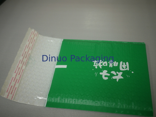 Green Colored Poly Bubble Mailers , Bubble Shipping Envelopes Heat Insulation