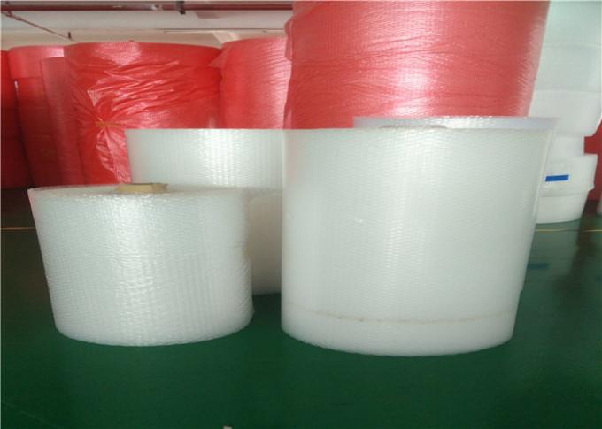 Puncture Resistant White Bubble Wrap Roll , Air Bubble Roll Eco Friendly 0